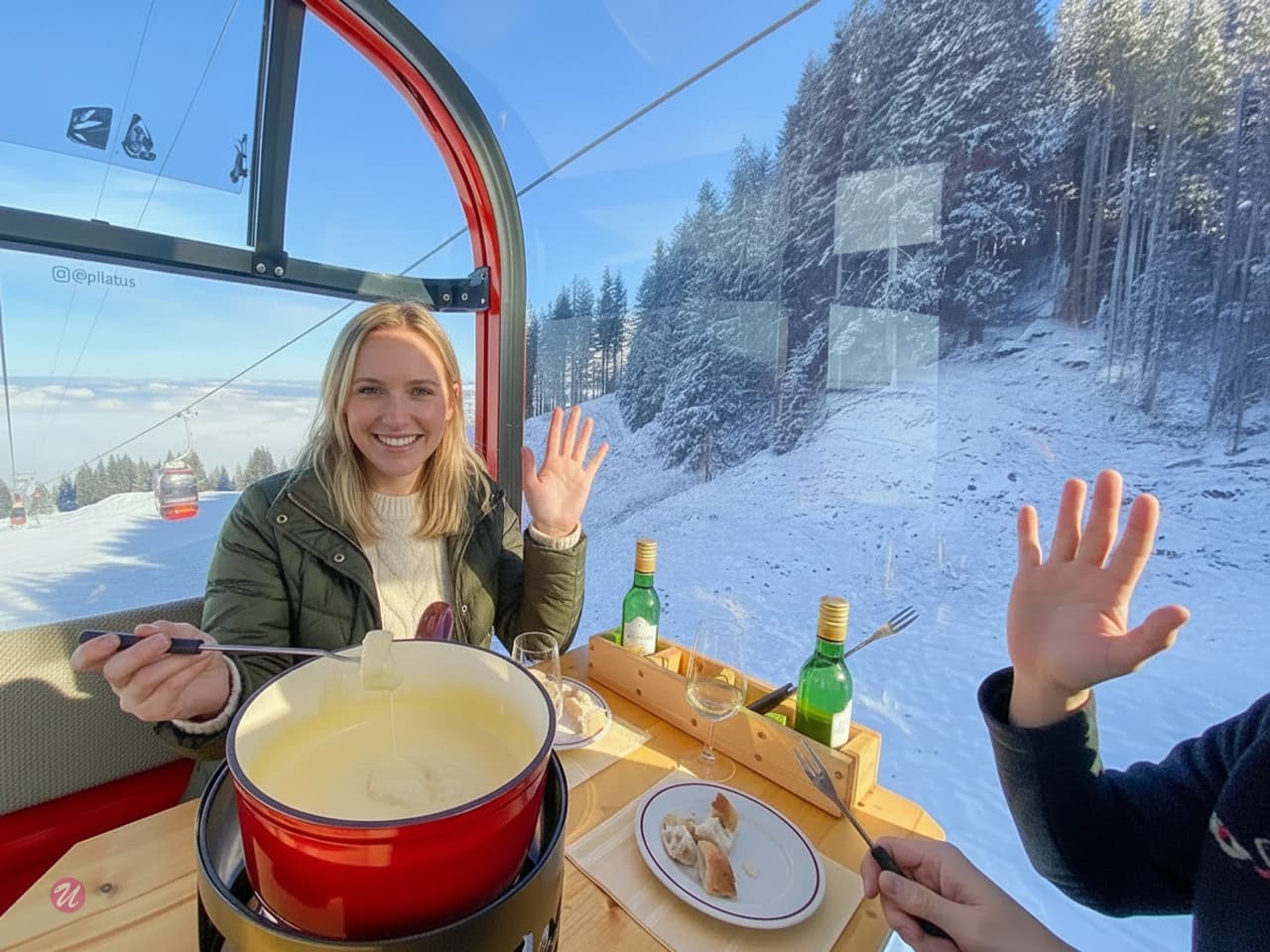 Pilatus Fondue Gondola